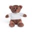 BEAR. Plyšová hračka medvedíka s tričkom - Typ potlače a počet farieb: bez potlače, Umiestnenie a max. veľkosť potlače: bez potlače, Počet kusov: 5