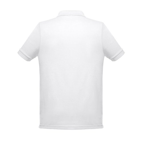 THC BERLIN WH. Mužské krátky rukávové polo tričko. Biela farba