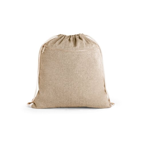 CHANCERY. Taška na batoh z recyklovanej bavlny (140 g/m²) - Typ potlače a počet farieb: Transfer, 1 farba, Umiestnenie a max. veľkosť potlače: Predný, 280 x 200, Počet kusov: 10