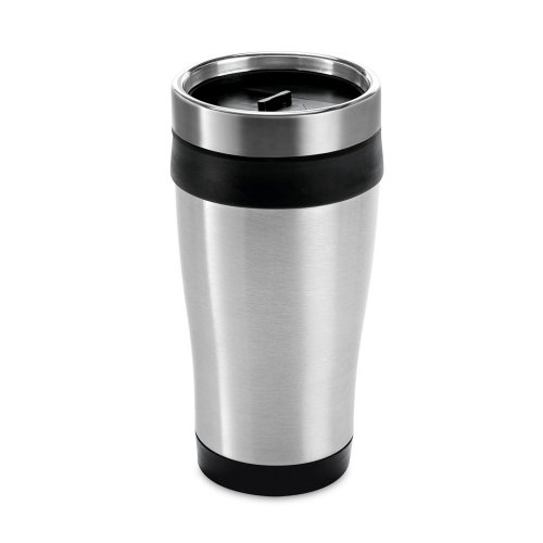 BATUM. 420 ml cestovný pohár z nehrdzavejúcej ocele a PP