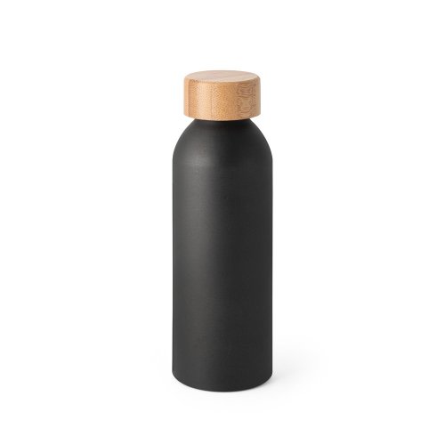 QUETA. Hliníková fľaša s bambusovým viečkom 550 ml