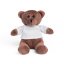 BEAR. Plyšová hračka medvedíka s tričkom - Typ potlače a počet farieb: bez potlače, Umiestnenie a max. veľkosť potlače: bez potlače, Počet kusov: 500