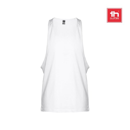 THC IBIZA WH. Mužské bavlnené tričko s rozdeleným rukávom