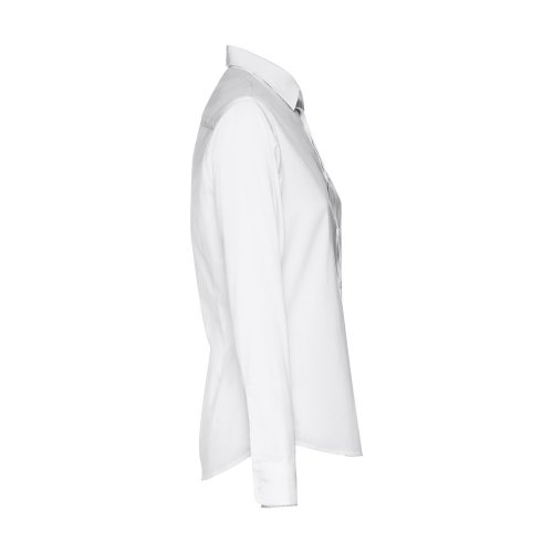 THC PARIS WOMEN WH. Dámska košeľa s dlhým rukávom poplin. Biela farba