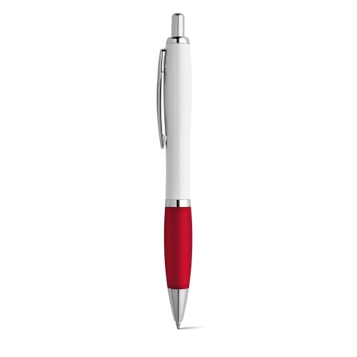 MOVE. Guľôčkové pero s kovovou sponou - Typ potlače a počet farieb: Tampontlač, 3 farby, Umiestnenie a max. veľkosť potlače: Spodná časť 2, 35 x 7, Počet kusov: 20000