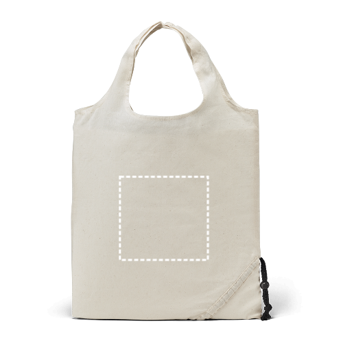 ORLEANS. Skladacia taška zo 100% bavlny (100 g/m²)