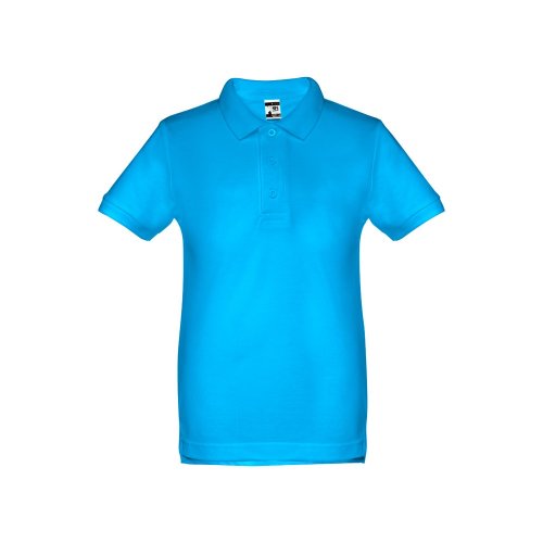 THC ADAM KIDS. Bavlněné polo tričko s krátkým rukávem pro děti (unisex) - Typ potisku a počet barev: bez potisku, Umístění a max. velikost potisku: bez potisku, Počet kusů: 4000