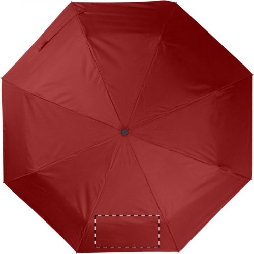 Hebol deštník - Typ potisku a počet barev: Transfer, 8 barev, Umístění a max. velikost potisku: Panel 3, 220 x 110, Počet kusů: 700