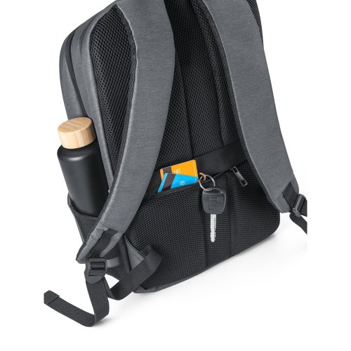 BROOKLYN. Vodotesný dvojfarebný nylonový batoh na notebook s uhlopriečkou 15''