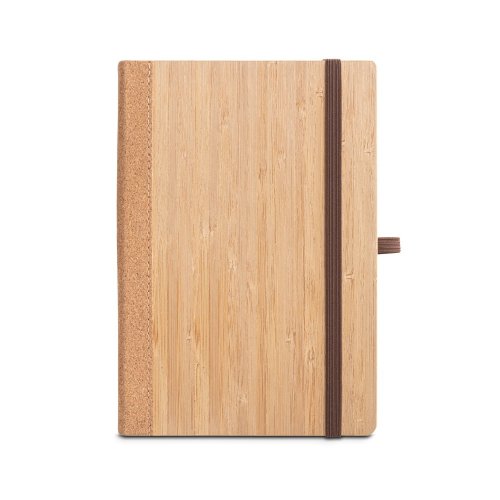 ORWELL. Zápisník formátu A5 v bambusových a korkových listoch s linajkovanými listami