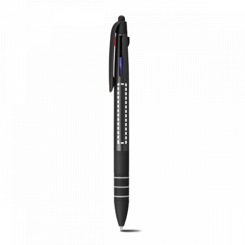 MULTIS. Multifunkční kuličkové pero s nápisem 3 v 1 - Typ potisku a počet barev: Tampontisk, 1 barva, Umístění a max. velikost potisku: tělo, 45 x 7, Počet kusů: 350