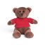 BEAR. Plyšová hračka medvedíka s tričkom - Typ potlače a počet farieb: bez potlače, Umiestnenie a max. veľkosť potlače: bez potlače, Počet kusov: 400