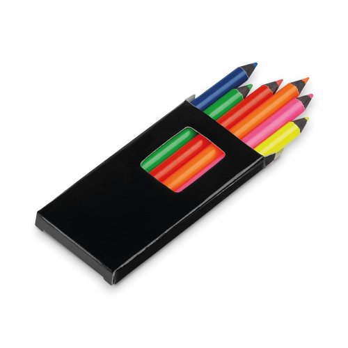 MEMLING. Puzdro na ceruzky s 6 farebnými ceruzkami