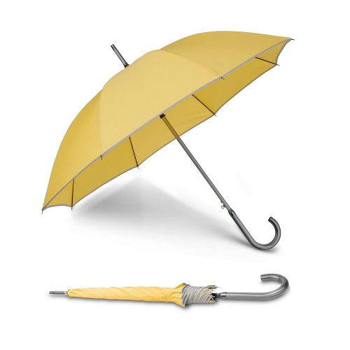 STERLING. Deštník - Typ potisku a počet barev: Sítotisk (textil), 2 barvy, Umístění a max. velikost potisku: Panel 1, 220 x 140, Počet kusů: 20000