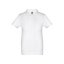 THC ADAM KIDS WH. Dětské polo tričko s krátkým rukávem (unisex). Bílá barva