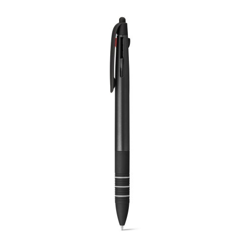MULTIS. Multifunkčné guľôčkové pero s tuhami 3 na 1 - Typ potlače a počet farieb: Tampontlač, 1 farba, Umiestnenie a max. veľkosť potlače: Spodná časť, 45 x 7, Počet kusov: 300