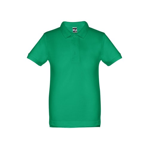 THC ADAM KIDS. Bavlněné polo tričko s krátkým rukávem pro děti (unisex) - Typ potisku a počet barev: bez potisku, Umístění a max. velikost potisku: bez potisku, Počet kusů: 1500
