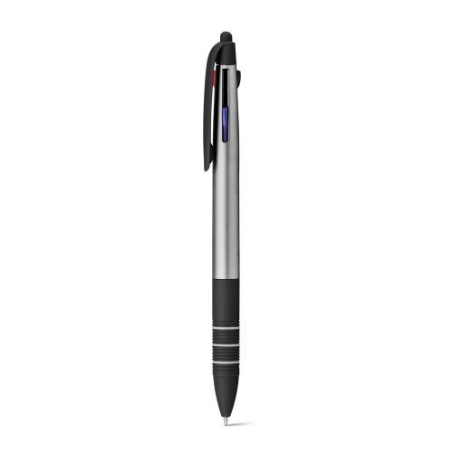 MULTIS. Multifunkční kuličkové pero s nápisem 3 v 1 - Typ potisku a počet barev: Tampontisk, 1 barva, Umístění a max. velikost potisku: tělo, 45 x 7, Počet kusů: 700