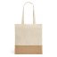 MERCAT. 100% bavlnená taška (160 g/m²) s detailmi z imitácie juty