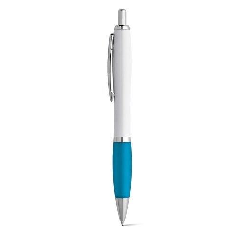MOVE. Kuličkové pero s kovovým klipem - Typ potisku a počet barev: Tampontisk, 5 barvy, Umístění a max. velikost potisku: tělo, 55 x 6, Počet kusů: 20000