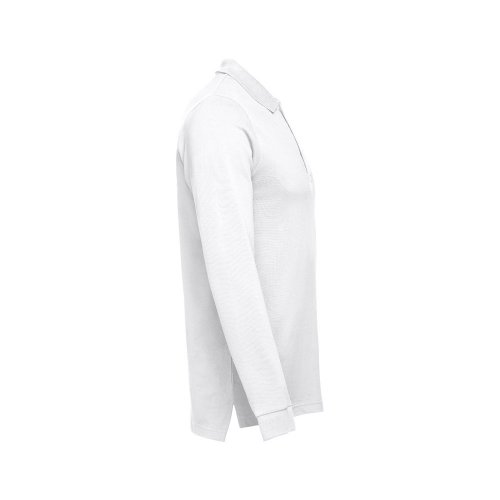THC BERN WH. Mužská dlhá bavlnená polo košeľa