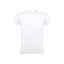 THC LUANDA WH. Pánské tričko z tubulární bavlny. Bílá barva
