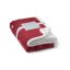 HEIDEN. Obrátiteľná flísová deka s mašľou zo saténovej stuhky a personalizovanou kartou