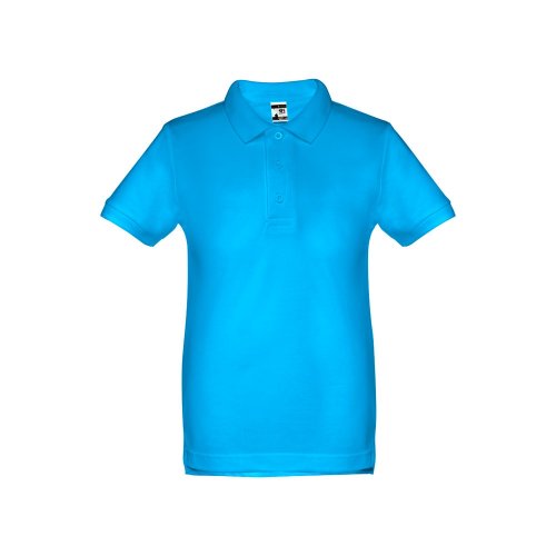 THC ADAM KIDS. Bavlněné polo tričko s krátkým rukávem pro děti (unisex) - Typ potisku a počet barev: bez potisku, Umístění a max. velikost potisku: bez potisku, Počet kusů: 2500