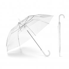 NICHOLAS. Průhledný deštník POE s automatickým otevíráním