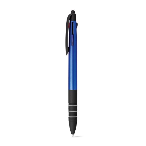 MULTIS. Multifunkční kuličkové pero s nápisem 3 v 1 - Typ potisku a počet barev: Tampontisk, 3 barvy, Umístění a max. velikost potisku: tělo, 45 x 7, Počet kusů: 5000