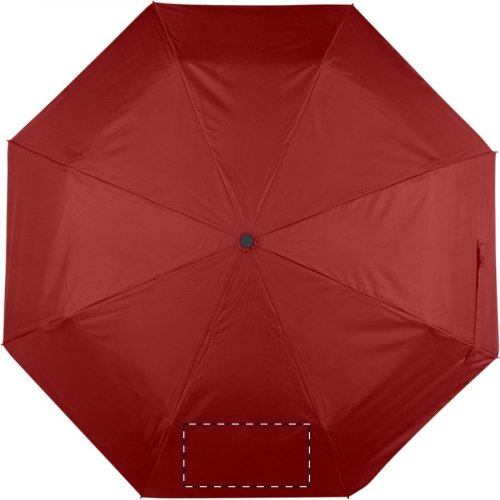 Hebol deštník - Typ potisku a počet barev: Transfer, 8 barev, Umístění a max. velikost potisku: Panel 1 - se zavíracím páskem (číslování panelů ve směru hodinových ručiček), 220 x 110, Počet kusů: 2000