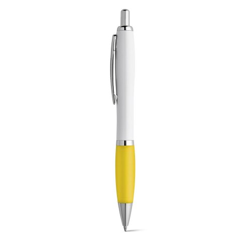 MOVE. Guľôčkové pero s kovovou sponou - Typ potlače a počet farieb: Tampontlač, 5 farby, Umiestnenie a max. veľkosť potlače: Spodná časť 2, 55 x 6, Počet kusov: 200