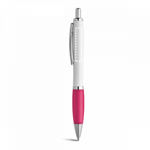 MOVE. Guľôčkové pero s kovovou sponou - Typ potlače a počet farieb: Tampontlač, 4 farby, Umiestnenie a max. veľkosť potlače: Spodná časť 2, 55 x 6, Počet kusov: 1000