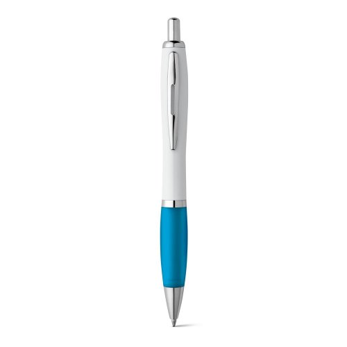 MOVE. Guľôčkové pero s kovovou sponou - Typ potlače a počet farieb: Tampontlač, 3 farby, Umiestnenie a max. veľkosť potlače: Spodná časť, 55 x 6, Počet kusov: 20