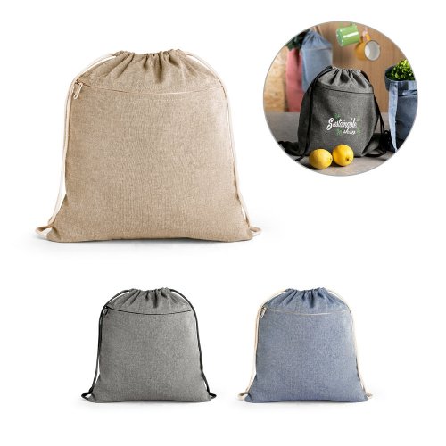CHANCERY. Taška na batoh z recyklovanej bavlny (140 g/m²)
